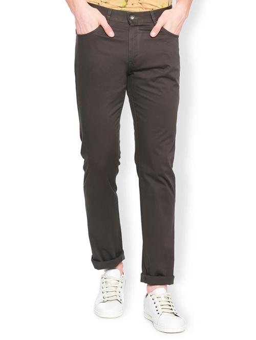 brown cotton chinos - 15359764 - Very Small Image - 1
