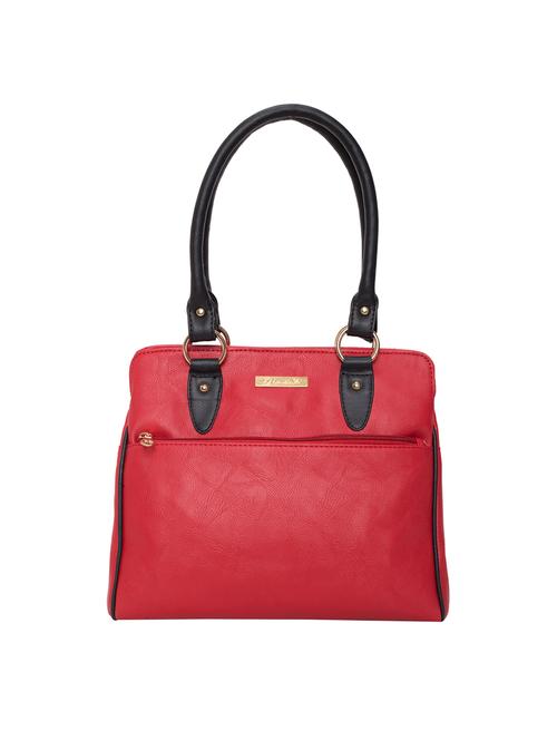 red leatherette (pu) handbag - 15361391 - Very Small Image - 1