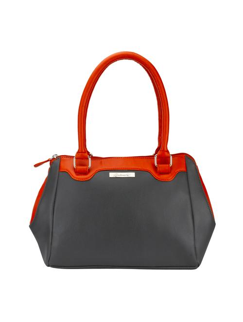 grey leatherette (pu) handbag - 15361403 - Very Small Image - 1