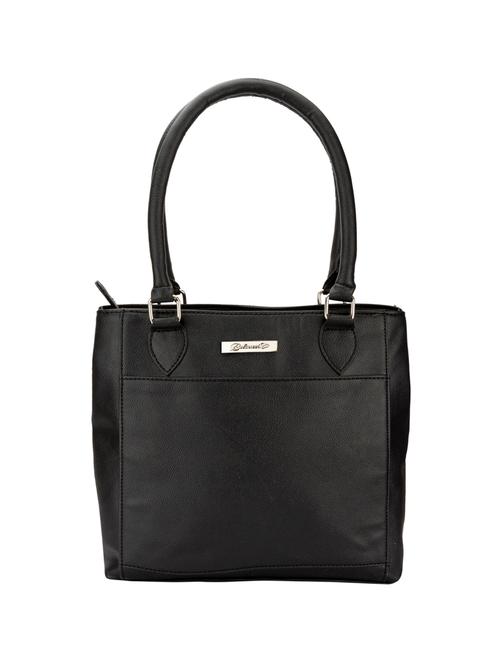 black leatherette (pu) handbag - 15361410 - Very Small Image - 1