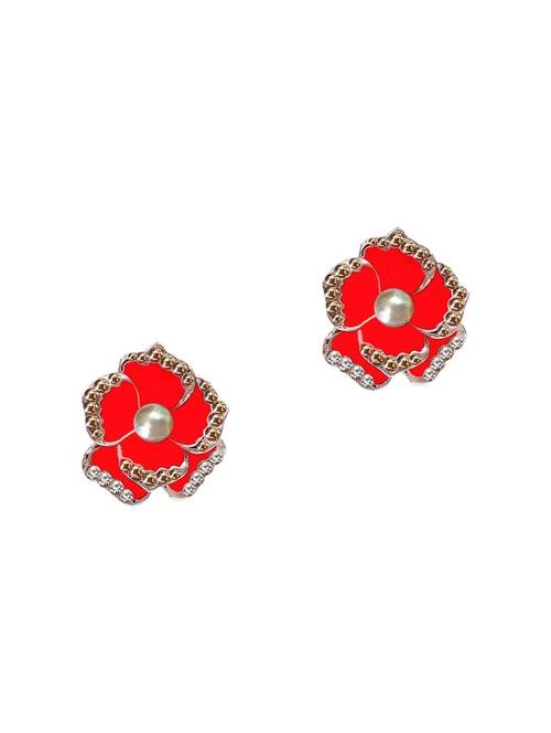 orange studs earring - 15363353 - Very Small Image - 1