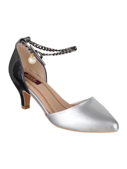 silver ankle strap sandals - 15363367 - Very Small Image - 1