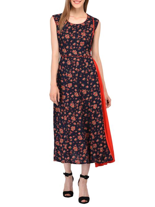 sleeveless floral maxi dress - 15363409 - Very Small Image - 1
