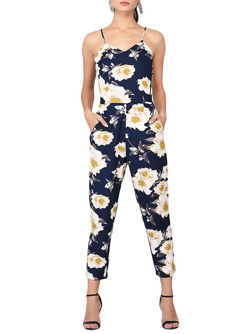 full leg floral jumpsuit - 15363756 - Very Small Image - 1