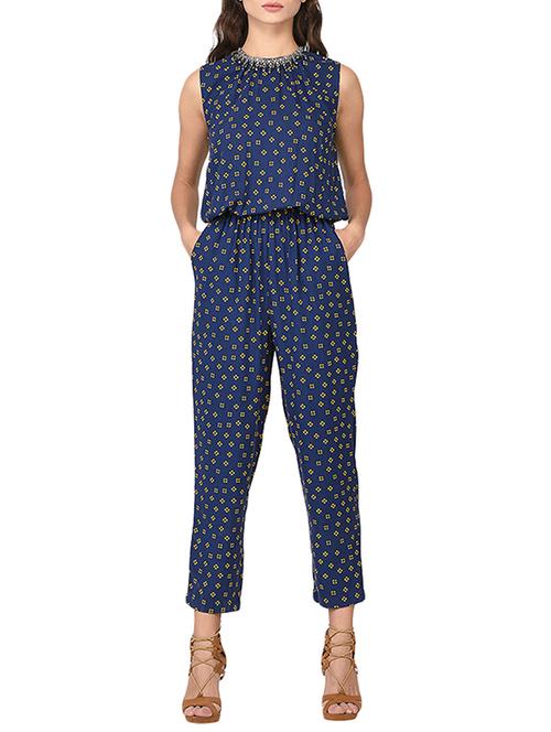 full leg blouson jumpsuit - 15363758 - Very Small Image - 1