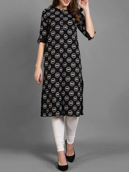 straight quirky print kurta - 15364327 - Very Small Image - 1