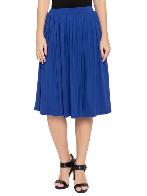 flared knee length skirt - 15364350 - Very Small Image - 1
