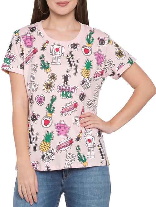 quirky print tee - 15364406 - Very Small Image - 1