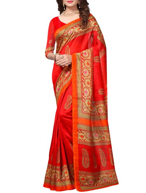 paisley printed saree - 15366000 - Very Small Image - 1