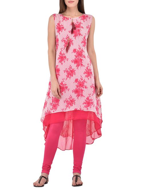 asymmetric printed kurta - 15366118 - Very Small Image - 1