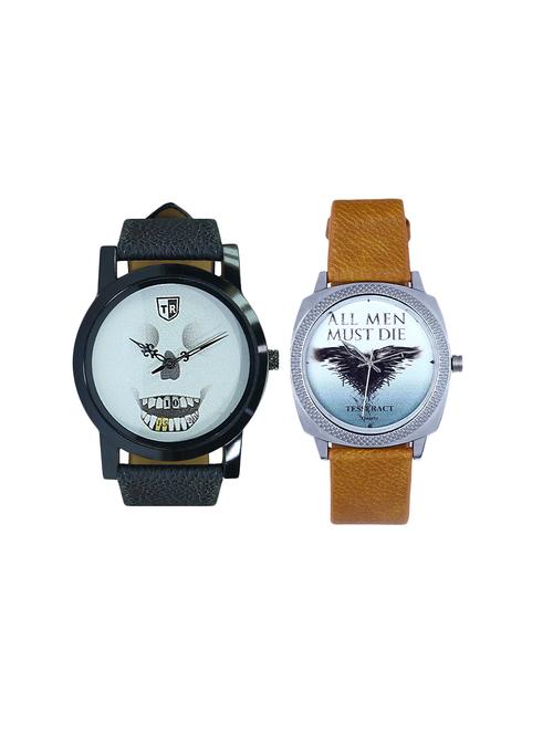 tesseract skull face & game of thrones dial men's analogue watches (ubws025+ubrgt051) - 15366358 - Very Small Image - 1