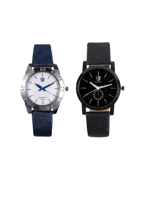 tesseract white dial & black dial men's analogue watches (sblw031+sbb041) - 15366419 - Very Small Image - 1