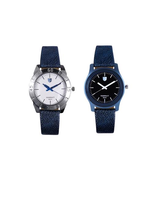 tesseract white dial & black dial men's analogue watches (sblw031+sblb067) - 15366432 - Very Small Image - 1