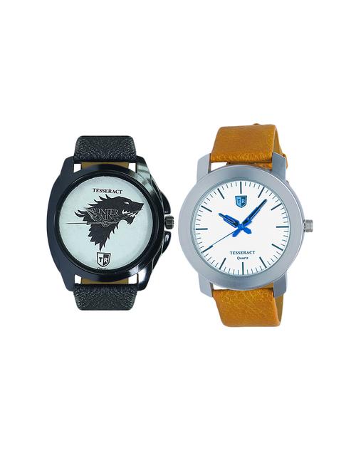 tesseract game of thrones dial men's analogue watches (ubwgt033+brw043) - 15366440 - Very Small Image - 1