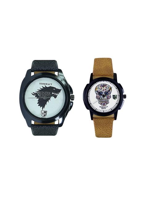 tesseract game of thrones & skull face dial analogue watches (ubwgt033+ubrcfs059) - 15366448 - Very Small Image - 1