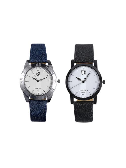 tesseract white dial men's analogue watches (sblofw035+sbofw045) - 15366460 - Very Small Image - 1