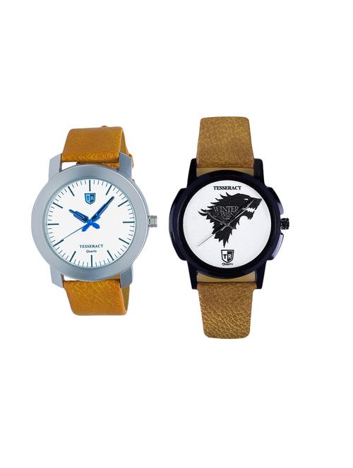 tesseract game of thrones dial men's analogue watches (sbrw043+ubrwgt061) - 15366534 - Very Small Image - 1