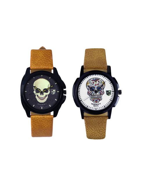 tesseract skull face dial men's analogue watches (ubrgs047+ubrcfs059) - 15366560 - Very Small Image - 1