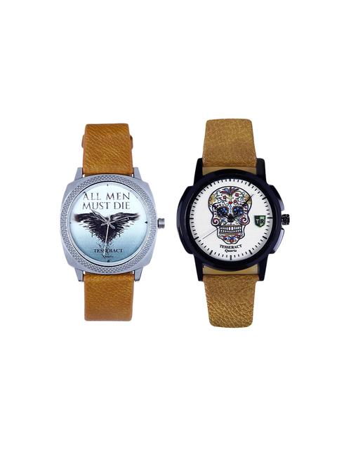 tesseract game of thrones & skull face dial men's analogue watches (ubrgt051+ubrcfs059) - 15366583 - Very Small Image - 1