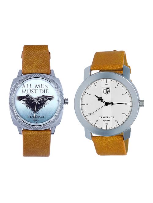 tesseract game of thrones dial men's analogue watches (ubrgt051+sbrw071) - 15366589 - Very Small Image - 1