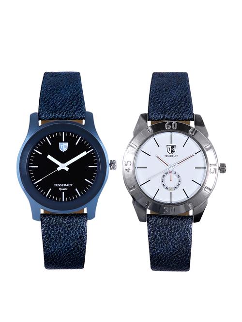 tesseract black dial men's analogue watches (sblb067+sblw073) - 15366642 - Very Small Image - 1