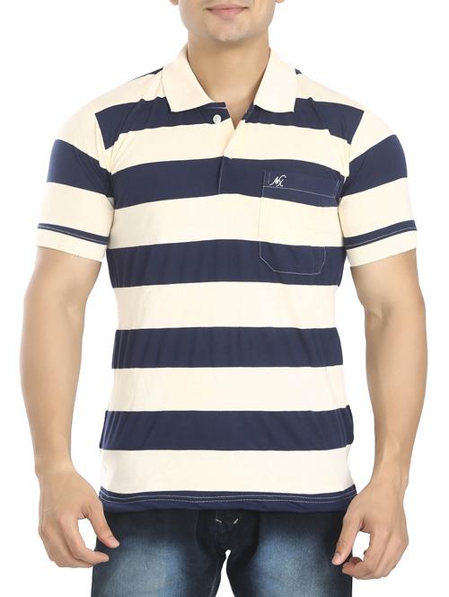 blue cotton pocket t-shirt - 15366932 - Very Small Image - 1