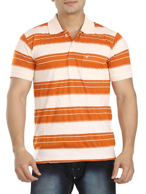 orange cotton pocket t-shirt - 15366951 - Very Small Image - 1