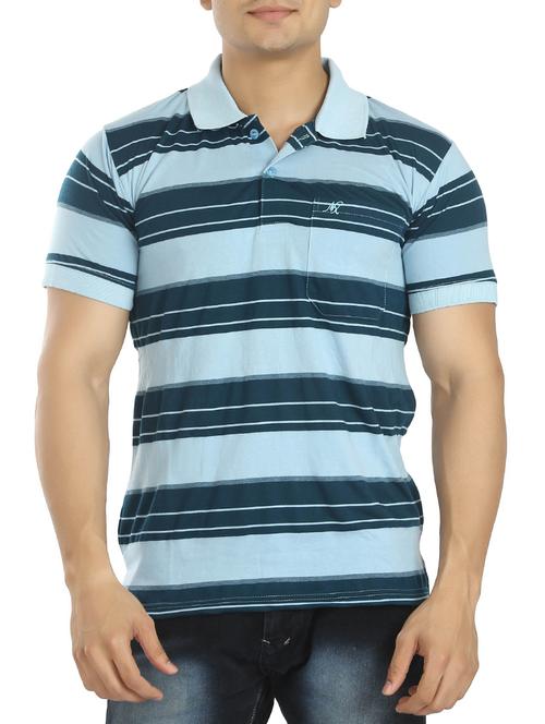 blue striped t-shirt - 15366952 - Very Small Image - 1