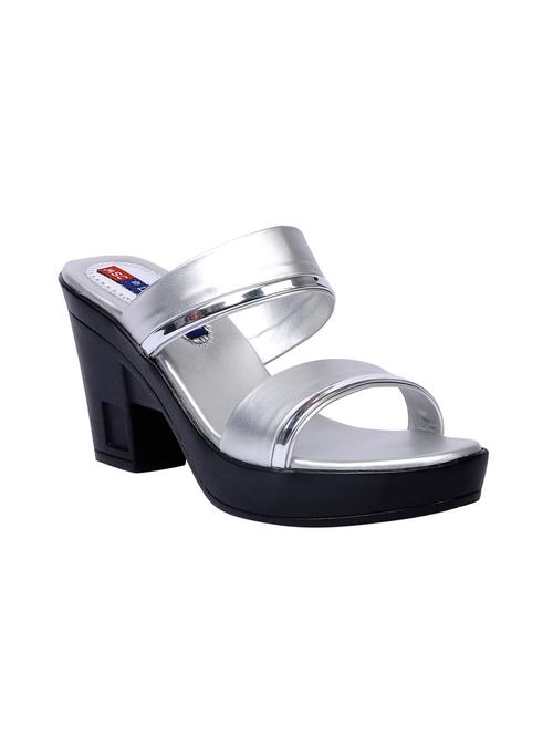 silver slip on sandals - 15367076 - Very Small Image - 1