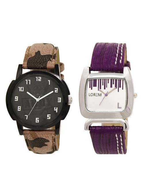 lorem lr3-207 wrist watch combo - 15373227 - Very Small Image - 1
