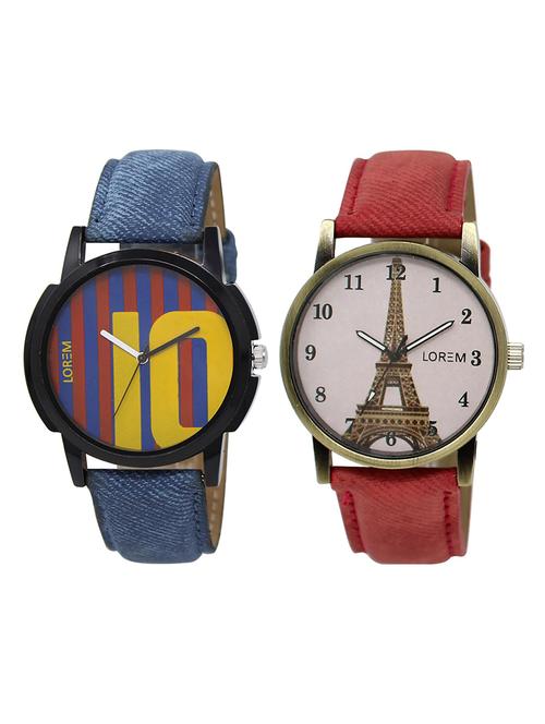 lorem lr10-230 couple watch combo - 15373503 - Very Small Image - 1