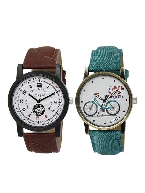 lorem lr11-229 couple watch combo - 15373541 - Very Small Image - 1