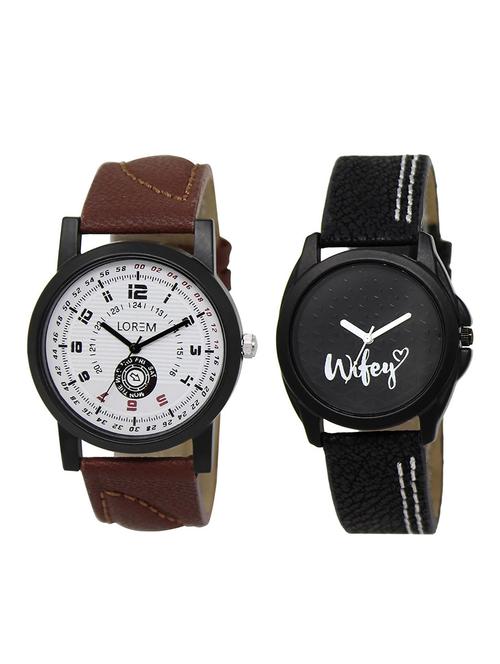 lorem lr11-234 couple watch combo - 15373571 - Very Small Image - 1