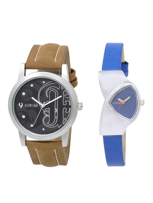 lorem lr14-208 couple watch combo - 15373666 - Very Small Image - 1