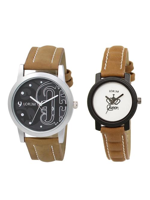 lorem lr14-209 couple watch combo - 15373667 - Very Small Image - 1