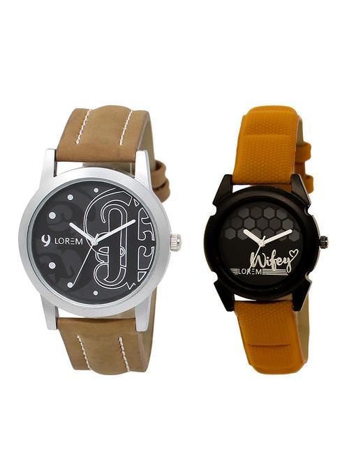 lorem lr14-235 couple watch combo - 15373689 - Very Small Image - 1