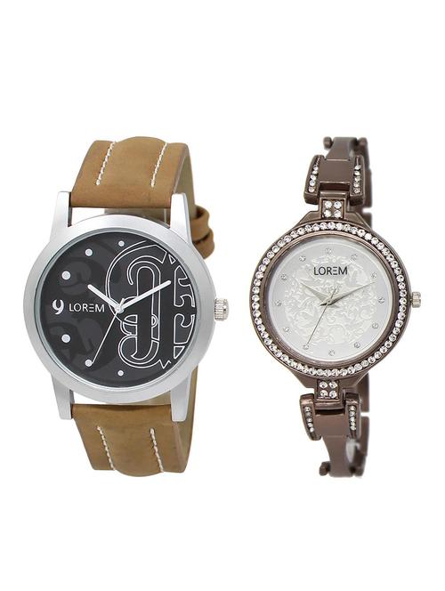lorem lr14-236 couple watch combo - 15373690 - Very Small Image - 1