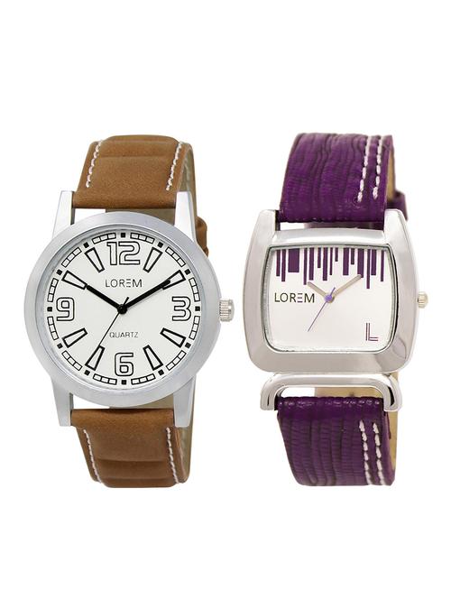 lorem lr15-207 couple watch combo - 15373695 - Very Small Image - 1