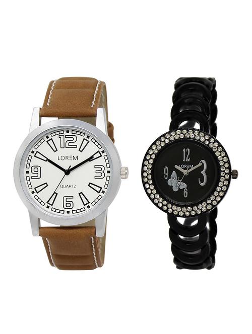 lorem lr15-201 couple watch combo - 15373699 - Very Small Image - 1