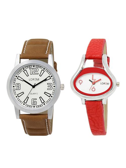 lorem lr15-206 couple watch combo - 15373704 - Very Small Image - 1