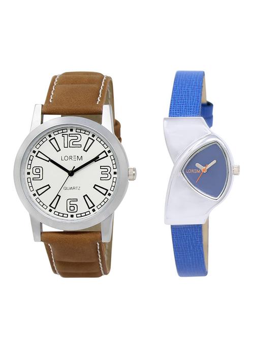 lorem lr15-208 couple watch combo - 15373705 - Very Small Image - 1
