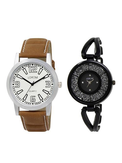 lorem lr15-211 couple watch combo - 15373708 - Very Small Image - 1