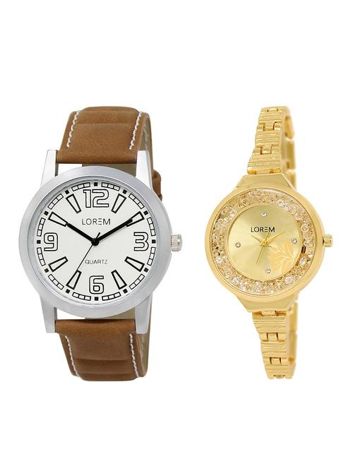lorem lr15-224 couple watch combo - 15373719 - Very Small Image - 1