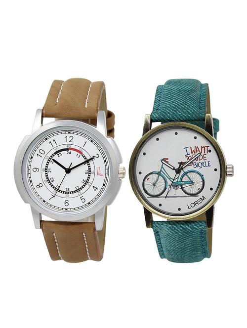 lorem lr17-229 couple watch combo - 15373775 - Very Small Image - 1