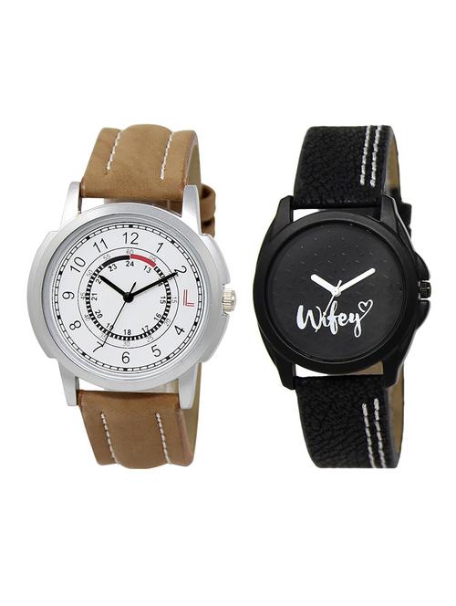 lorem lr17-234 couple watch combo - 15373805 - Very Small Image - 1