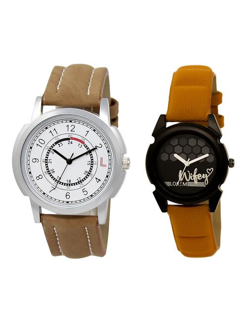 lorem lr17-235 couple watch combo - 15373806 - Very Small Image - 1