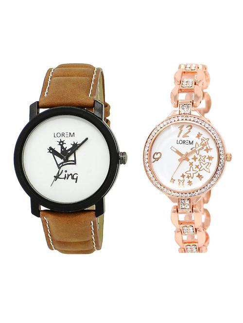 lorem lr18-210 couple watch combo - 15373824 - Very Small Image - 1