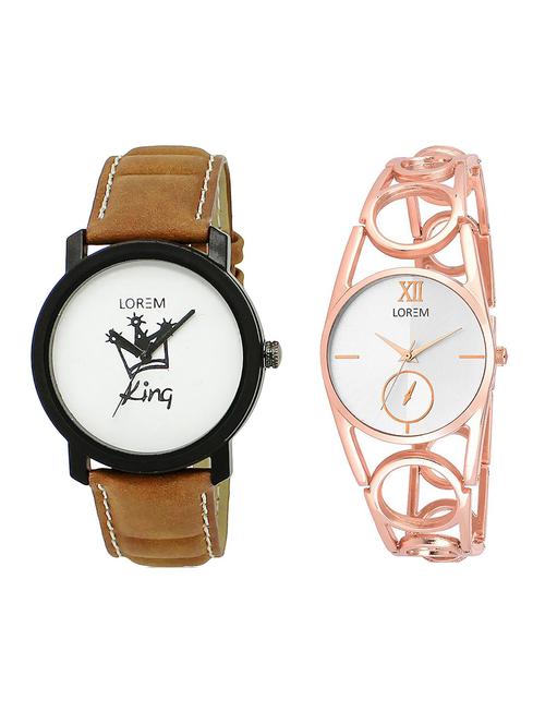 lorem lr18-213 couple watch combo - 15373826 - Very Small Image - 1