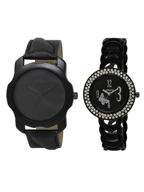 lorem lr22-201 couple wrist watch combo - 15373972 - Very Small Image - 1