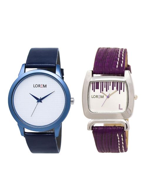 lorem lr33-207 couple wrist watch - 15374397 - Very Small Image - 1
